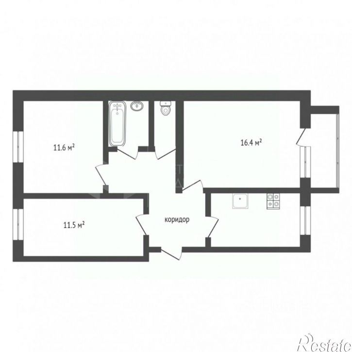 3-комн квартира ул Мельникайте, 50б,  д. 50б