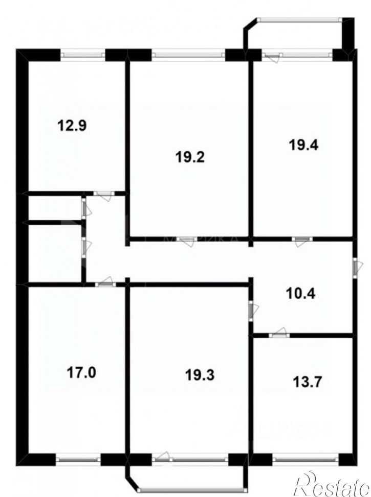 5-комн квартира Московский тракт, 163,  д. 163
