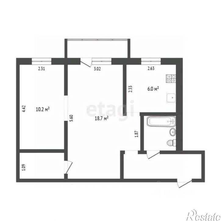 2-комн квартира проезд Геологоразведчиков, 15,  д. 15