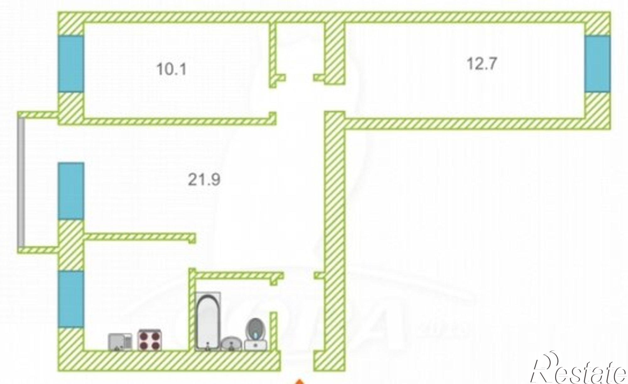 Купить квартиру за 4 800 000 рублей на Минская улица, 57