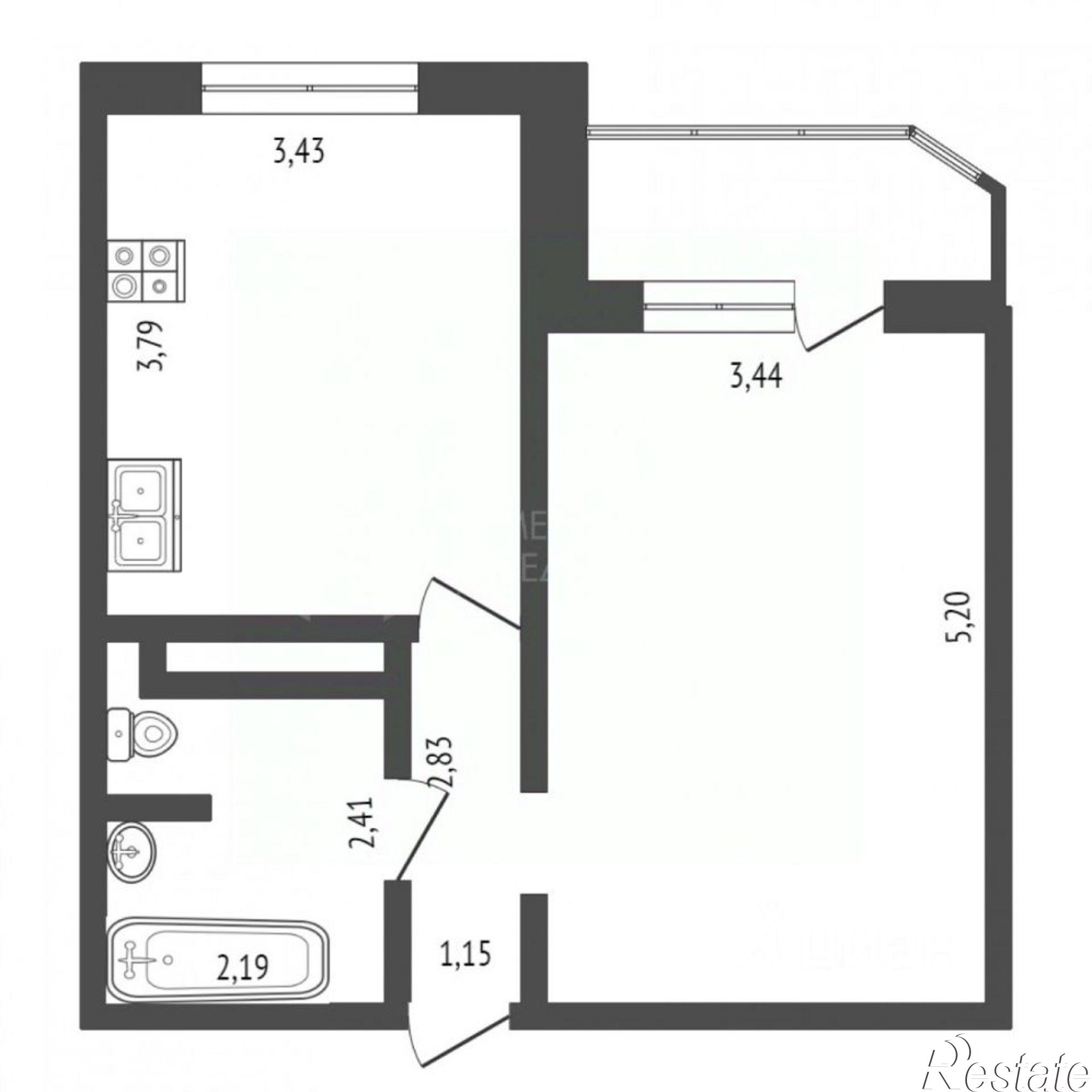 Купить квартиру за 6 030 000 рублей на ул Александра Митинского, 3