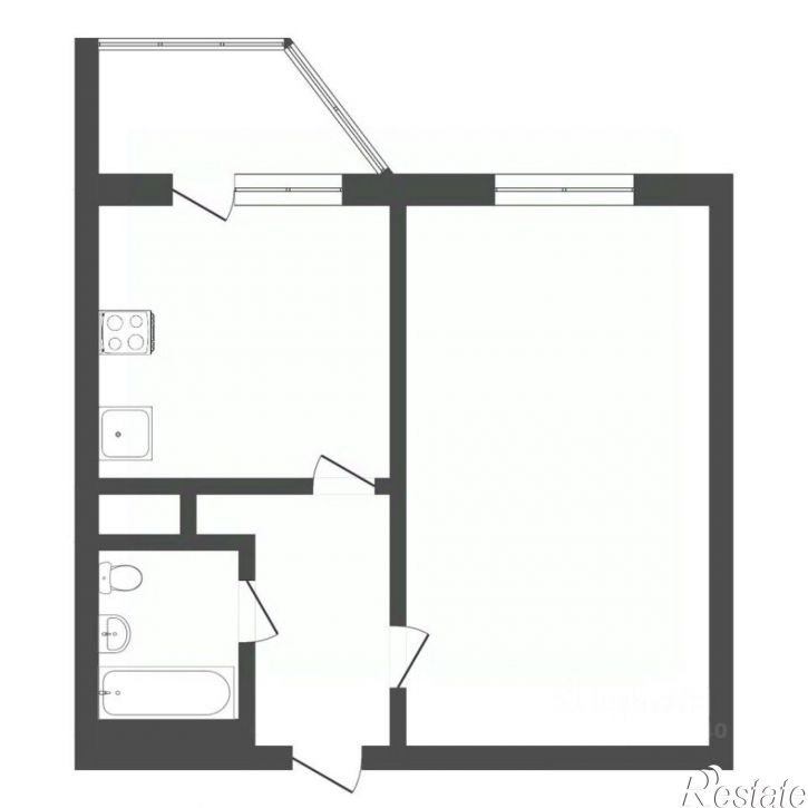 1-комн квартира Арктическая улица, 7,  д. 7