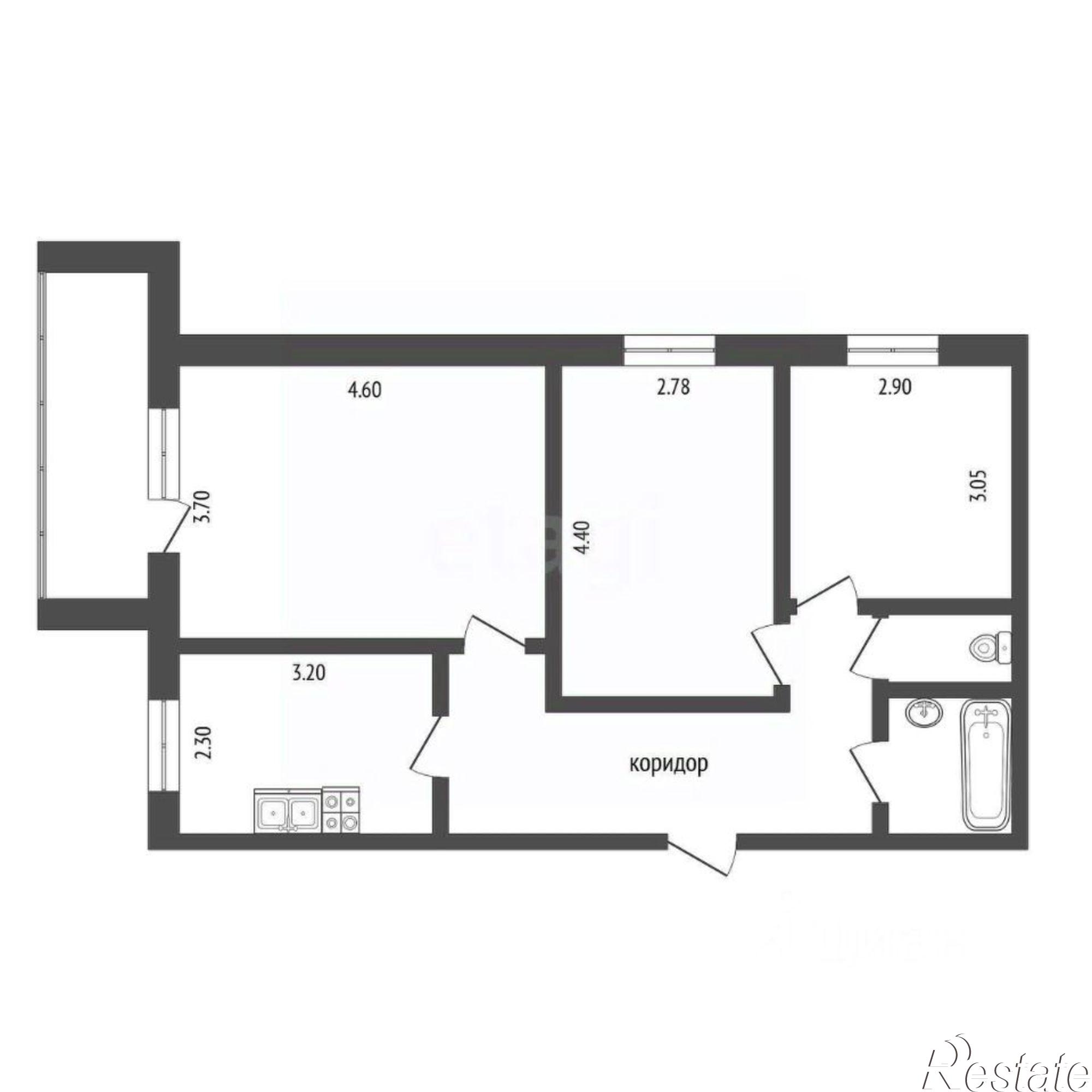 Купить квартиру за 5 200 000 рублей на ул Садовая, 117