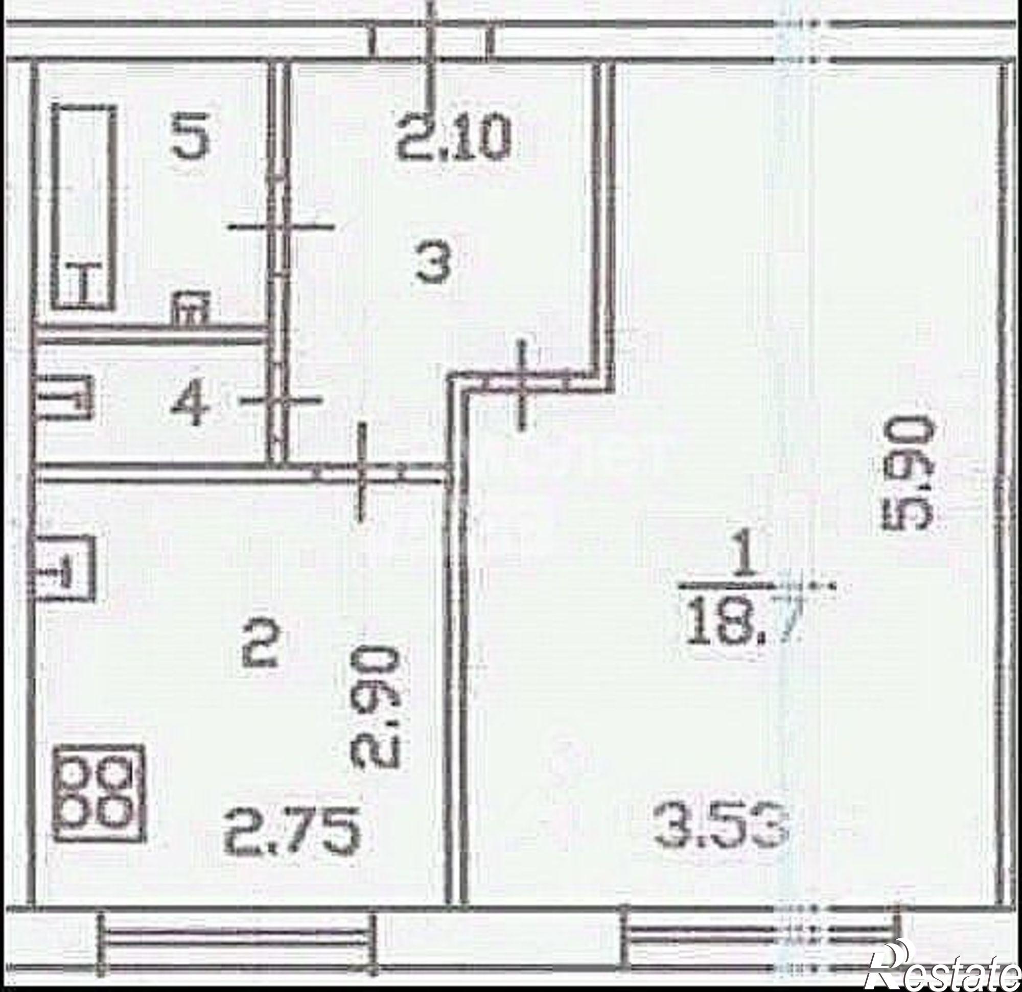 Купить квартиру за 4 500 000 рублей на улица 50 лет Октября, 36А