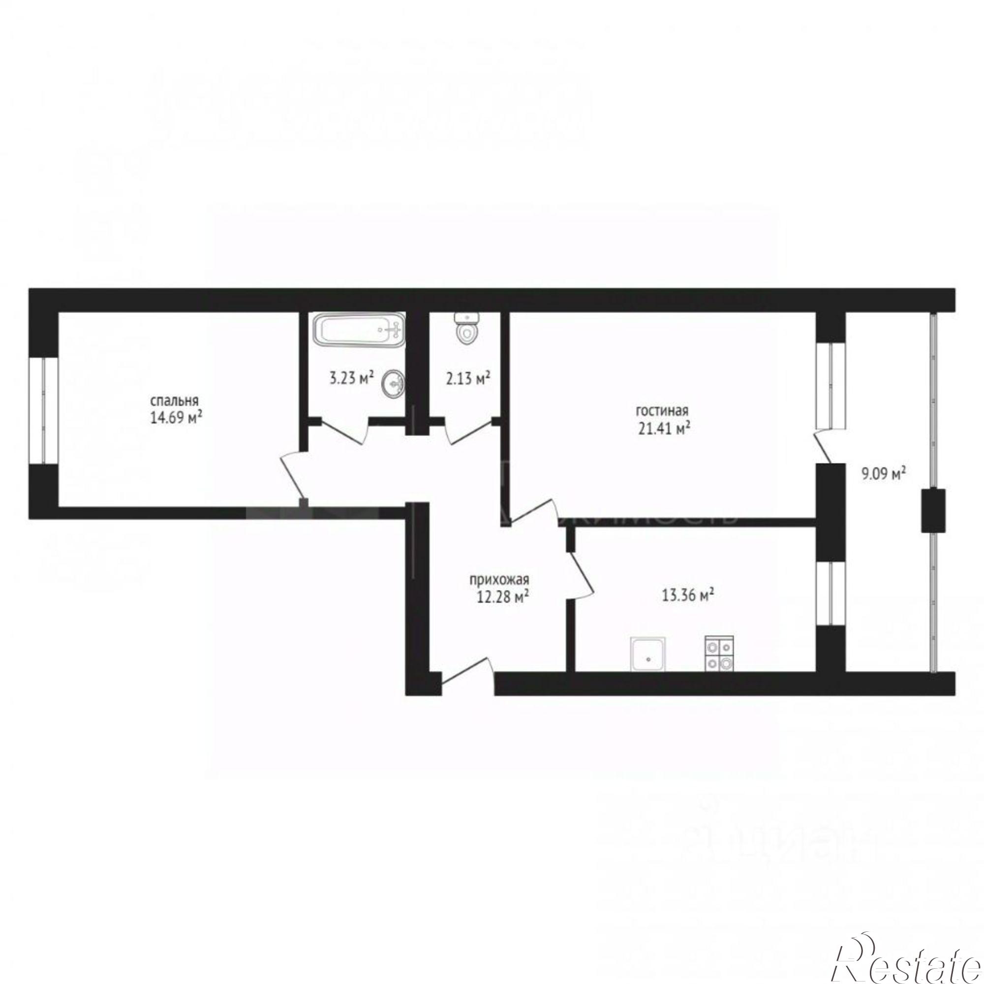 Купить квартиру за 12 900 000 рублей на улица Тимофея Кармацкого, 11