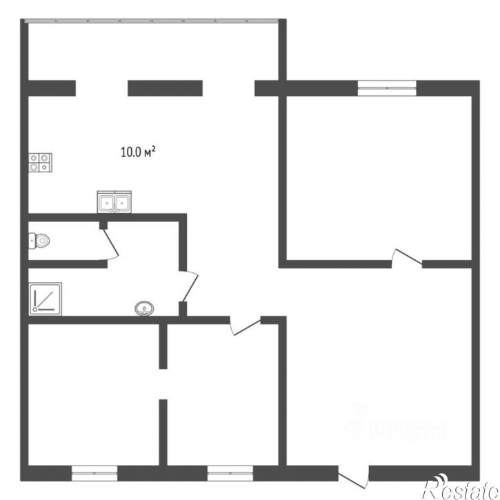 3-комн квартира улица Домостроителей, 16А,  д. 16А