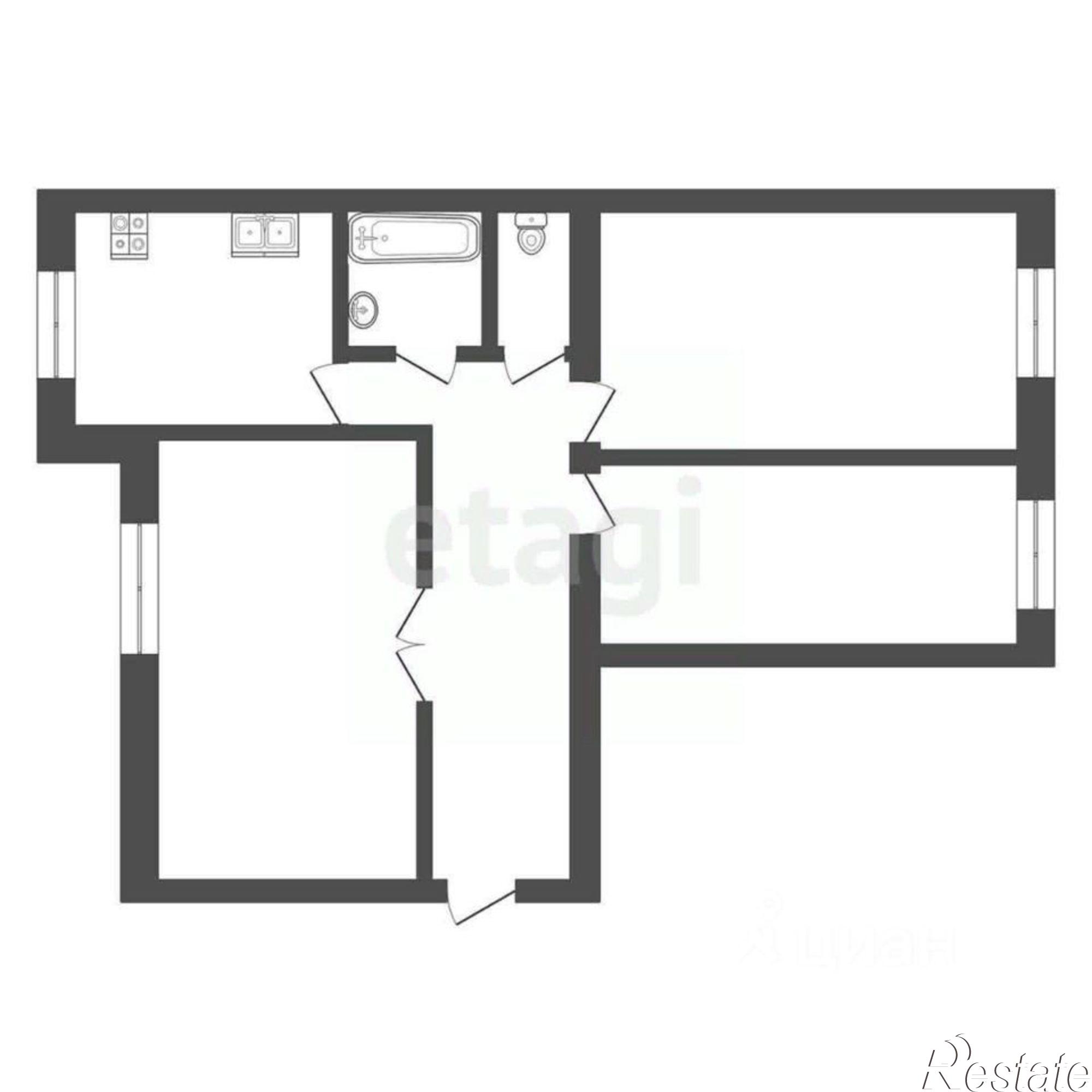 Купить квартиру за 5 500 000 рублей на ул Щербакова, 150