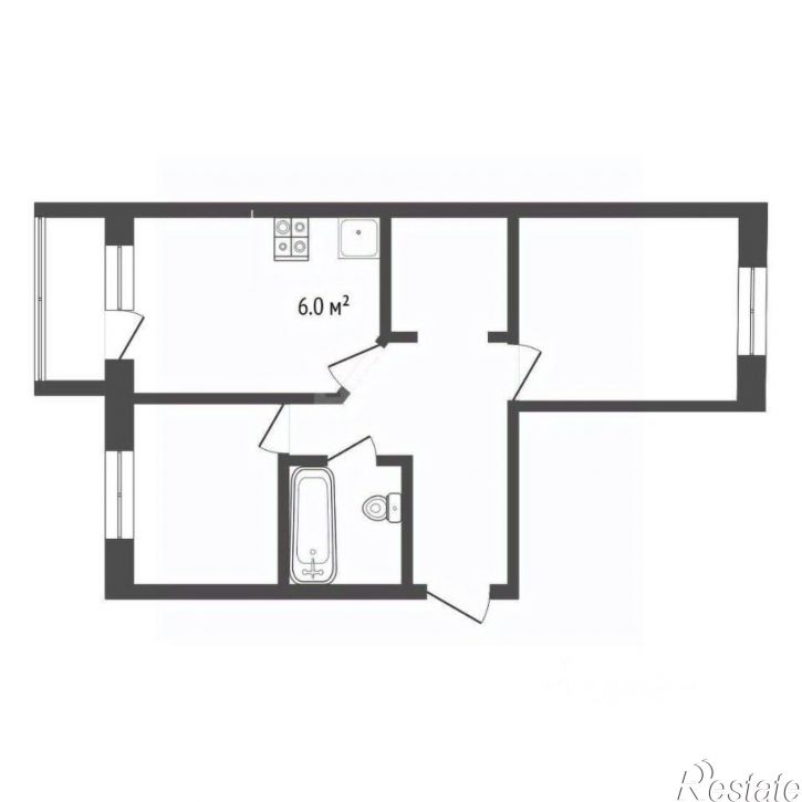 2-комн квартира ул Садовая, 115,  д. 115
