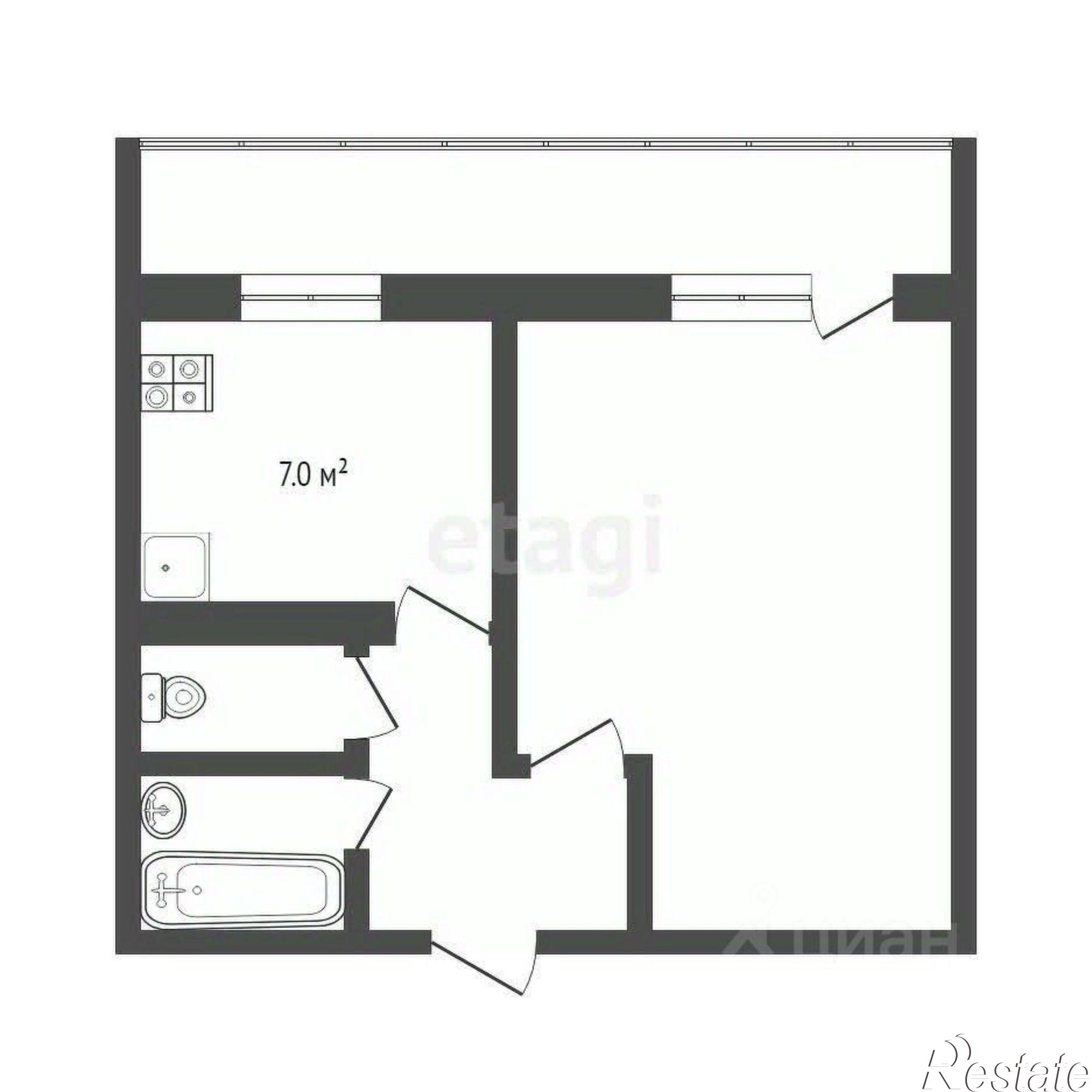 Купить квартиру за 2 999 000 рублей на улица Щорса, 7А