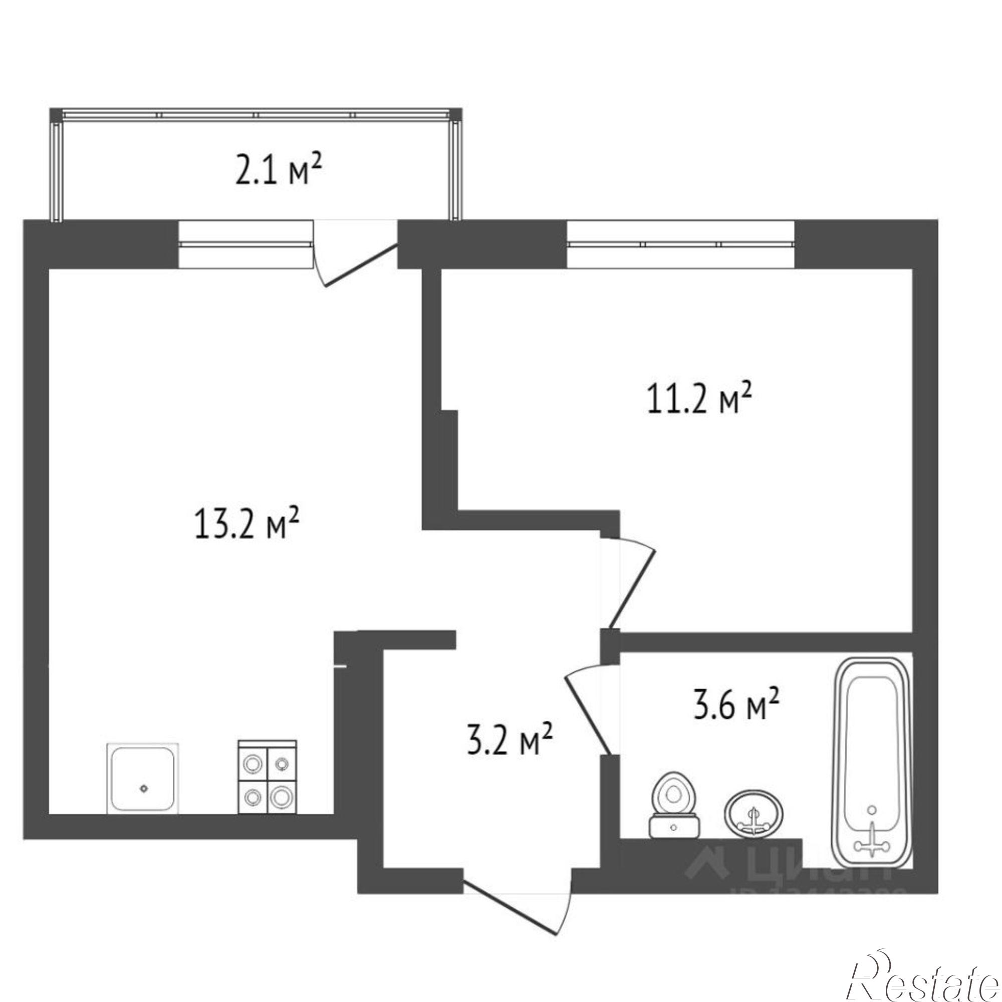 Купить квартиру за 6 300 000 рублей на Воронинская улица, 43