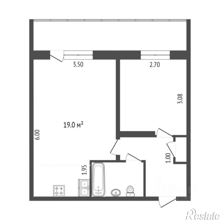 1-комн квартира Метелёвская улица, 7,  д. 7