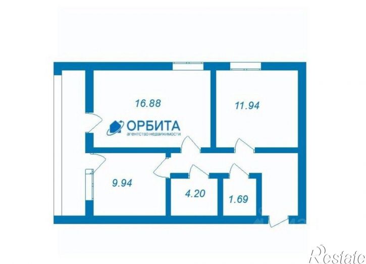 2-комн квартира Тюмень, ул. Газовиков, 67