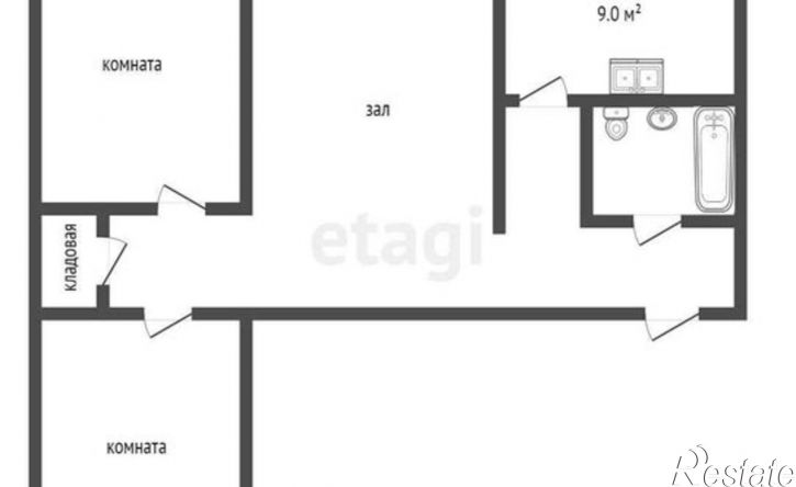 3-комн квартира улица Мира, 31,  д. 31