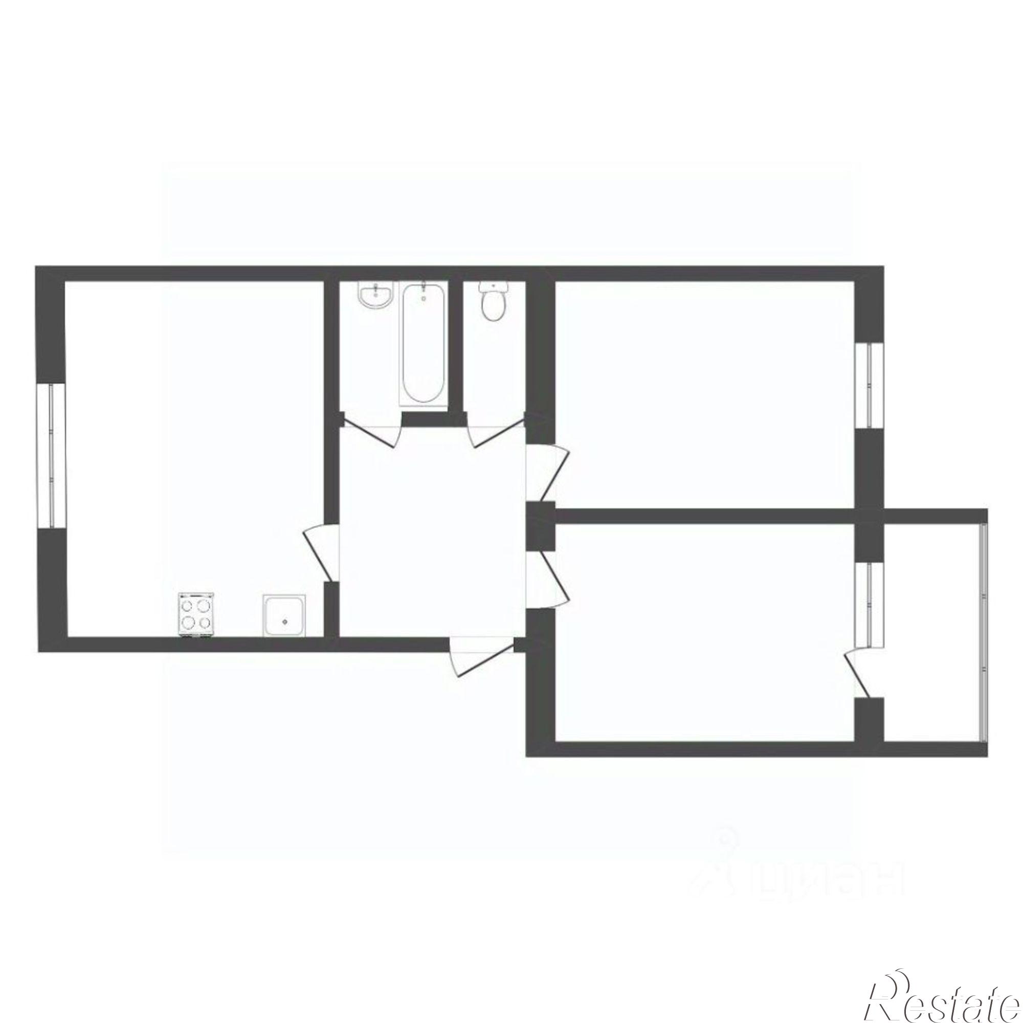 Купить квартиру за 4 490 000 рублей на Ставропольская улица, 5