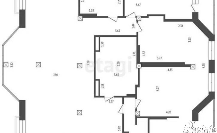 4-комн квартира ул Пржевальского, 33 1,  д. 33 1,  к. 1
