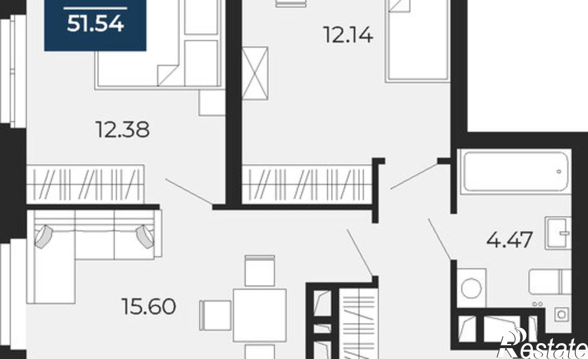 Купить квартиру за 7 765 000 рублей на улица Фармана Салманова, 15