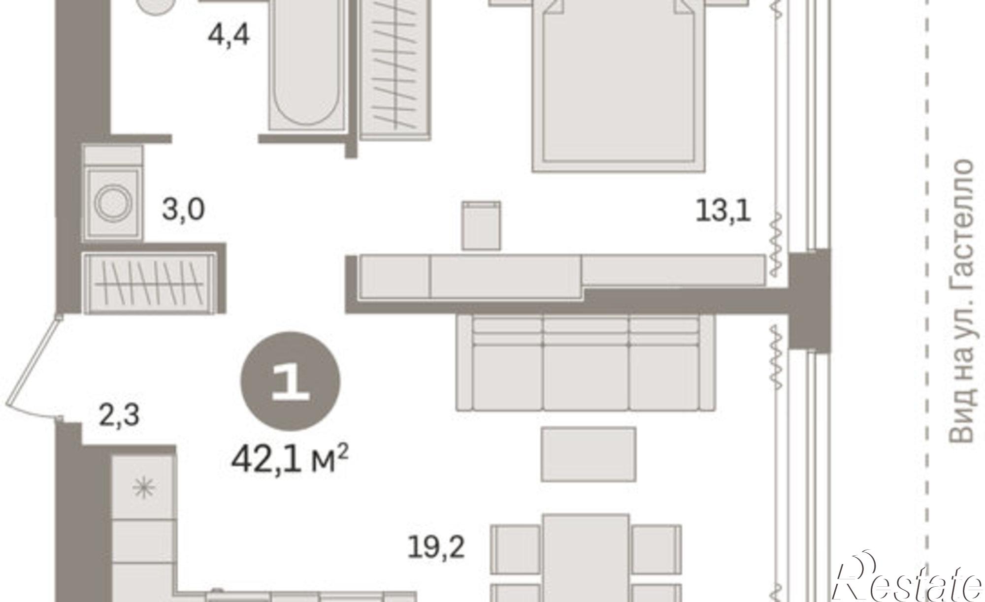 Купить квартиру за 6 210 000 рублей на ул Тимирязева, 9
