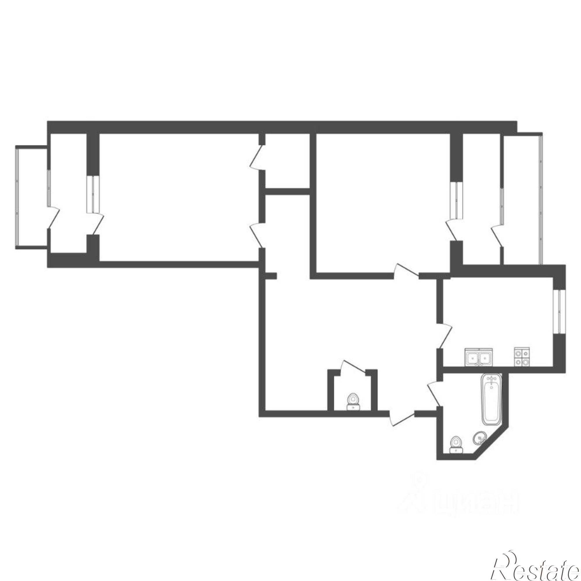 Купить квартиру за 8 750 000 рублей на улица Прокопия Артамонова, 9