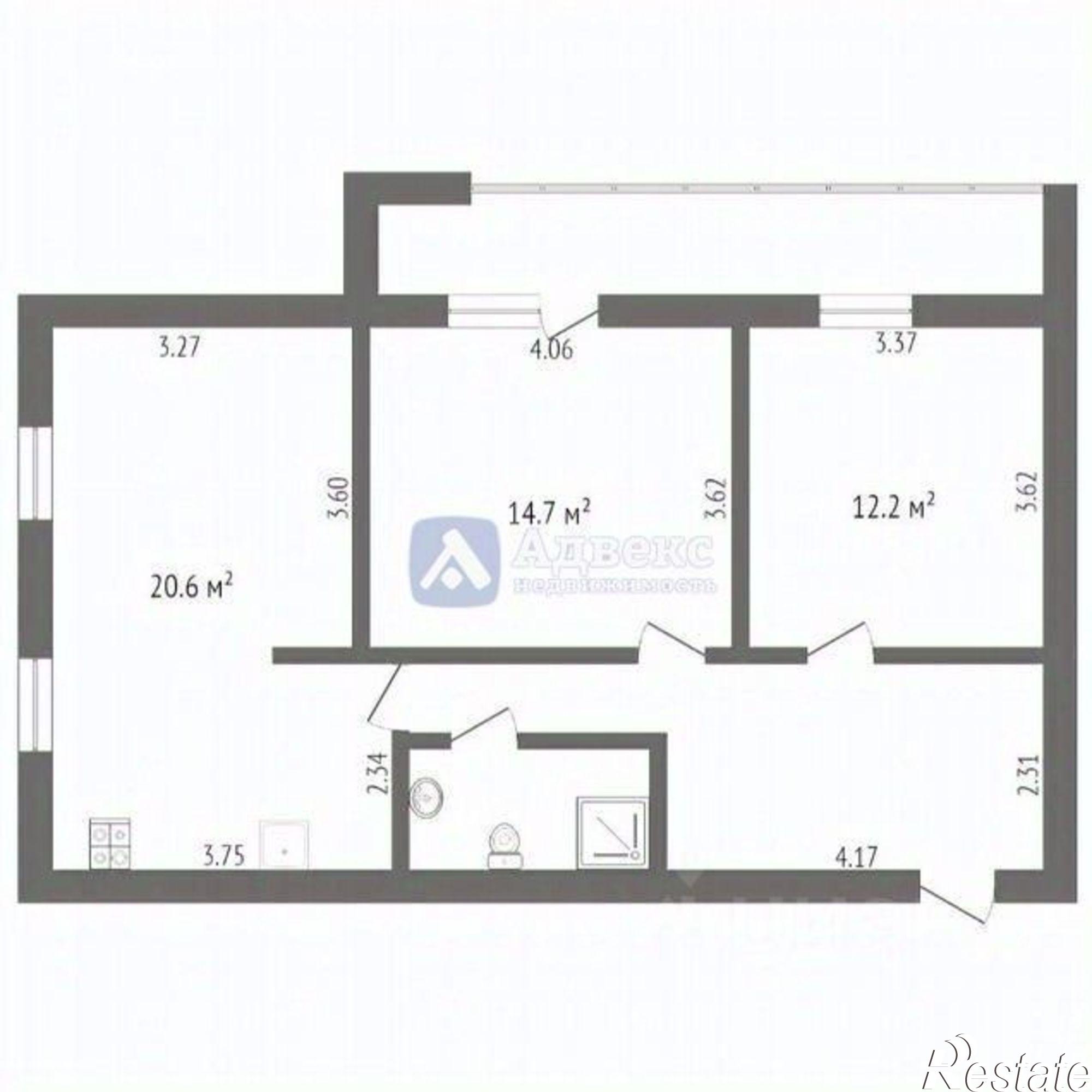 Купить квартиру за 7 500 000 рублей на ул Мельникайте, 129/1
