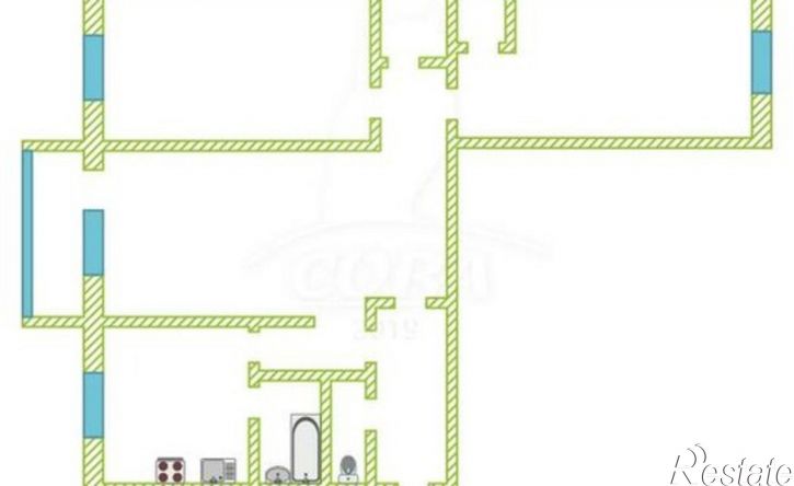 3-комн квартира улица Щорса, 11,  д. 11