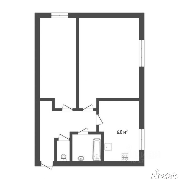 2-комн квартира улица Мелиораторов, 11,  д. 11