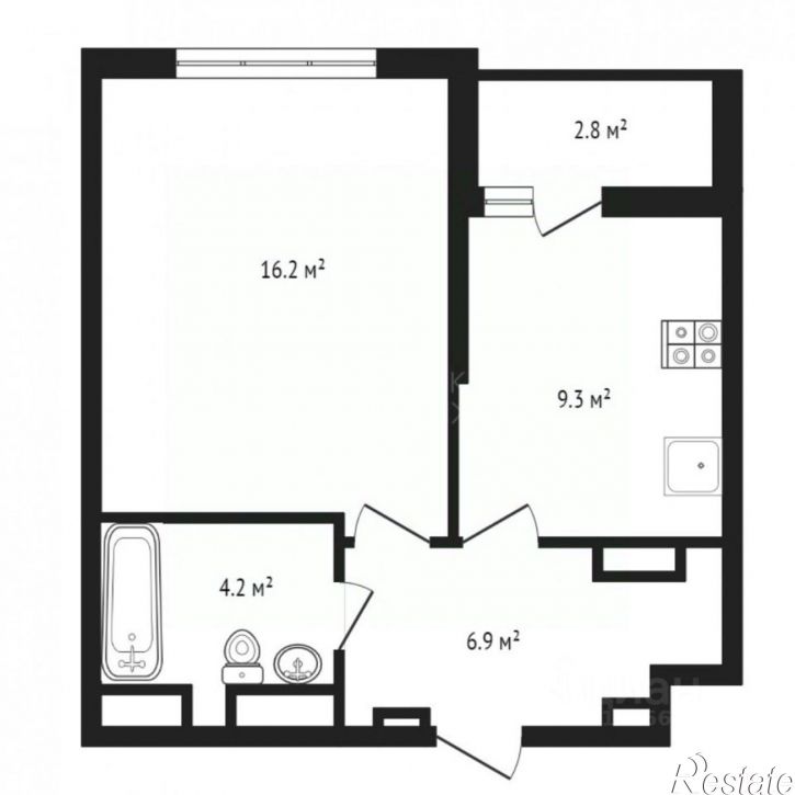 1-комн квартира Тихий проезд, 2,  д. 2