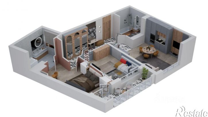 2-комн квартира улица Республики, 205,  д. 205