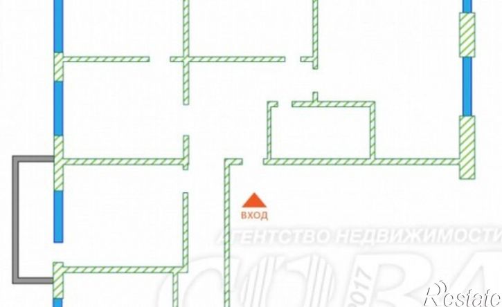 5-комн квартира улица Воровского, 27,  д. 27