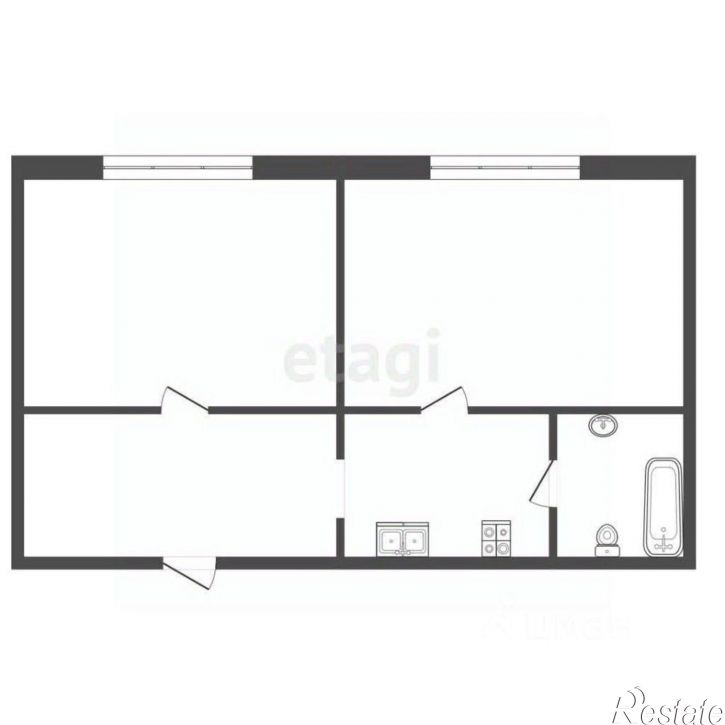 2-комн квартира улица Малышева, 35,  д. 35