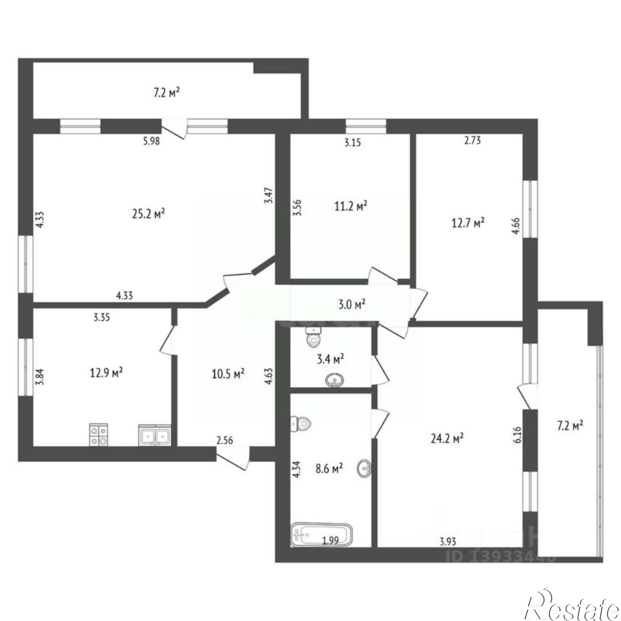 Купить квартиру за 8 000 000 рублей на Червишевский тракт, 33