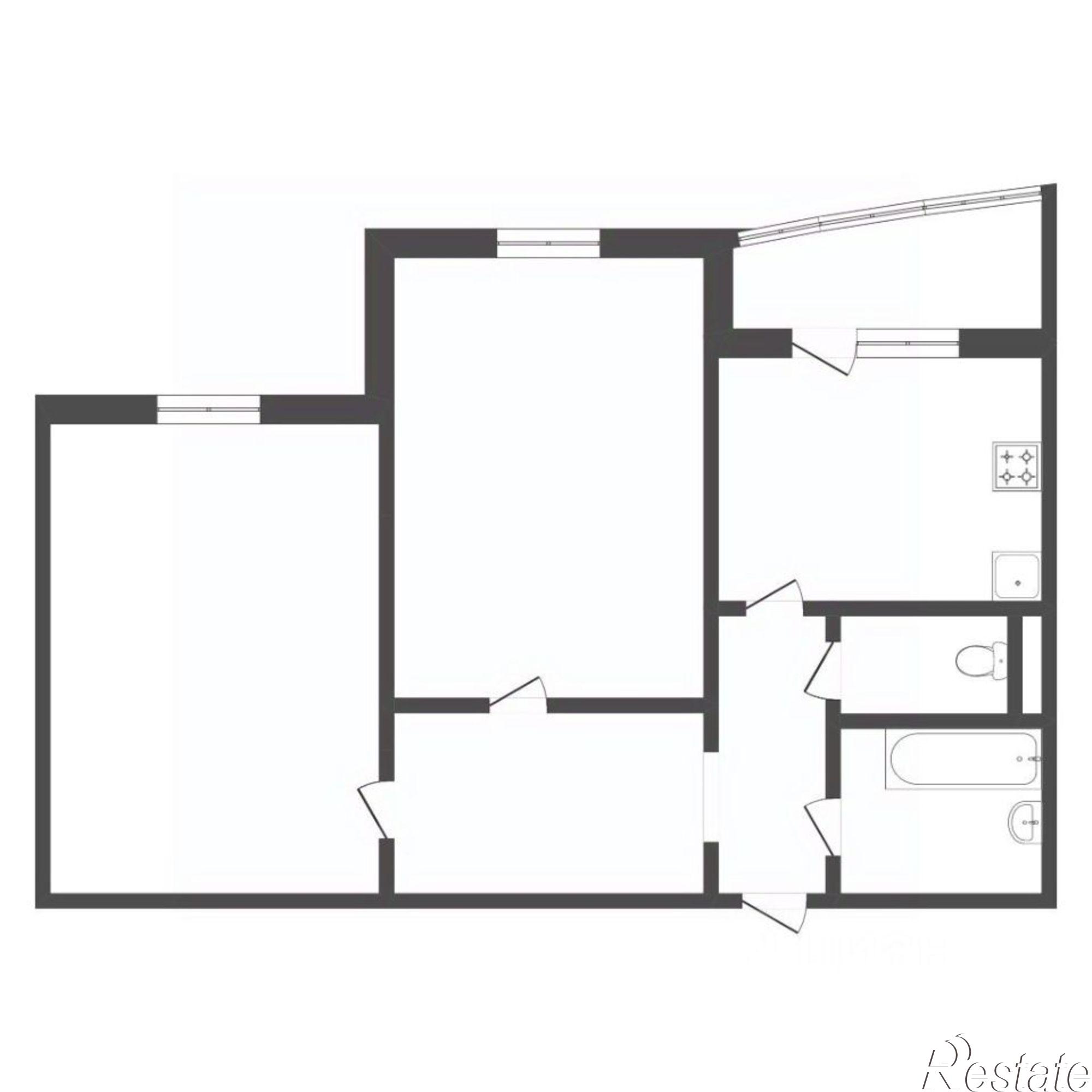 Купить квартиру за 7 000 000 рублей на ул Николая Семенова, 29 3