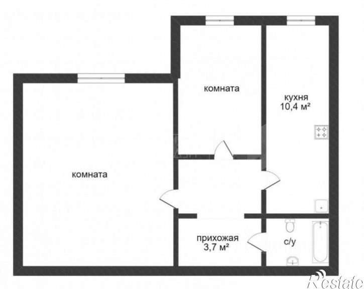 2-комн квартира км 2-ой, 8 101,  д. 8 101,  к. 101