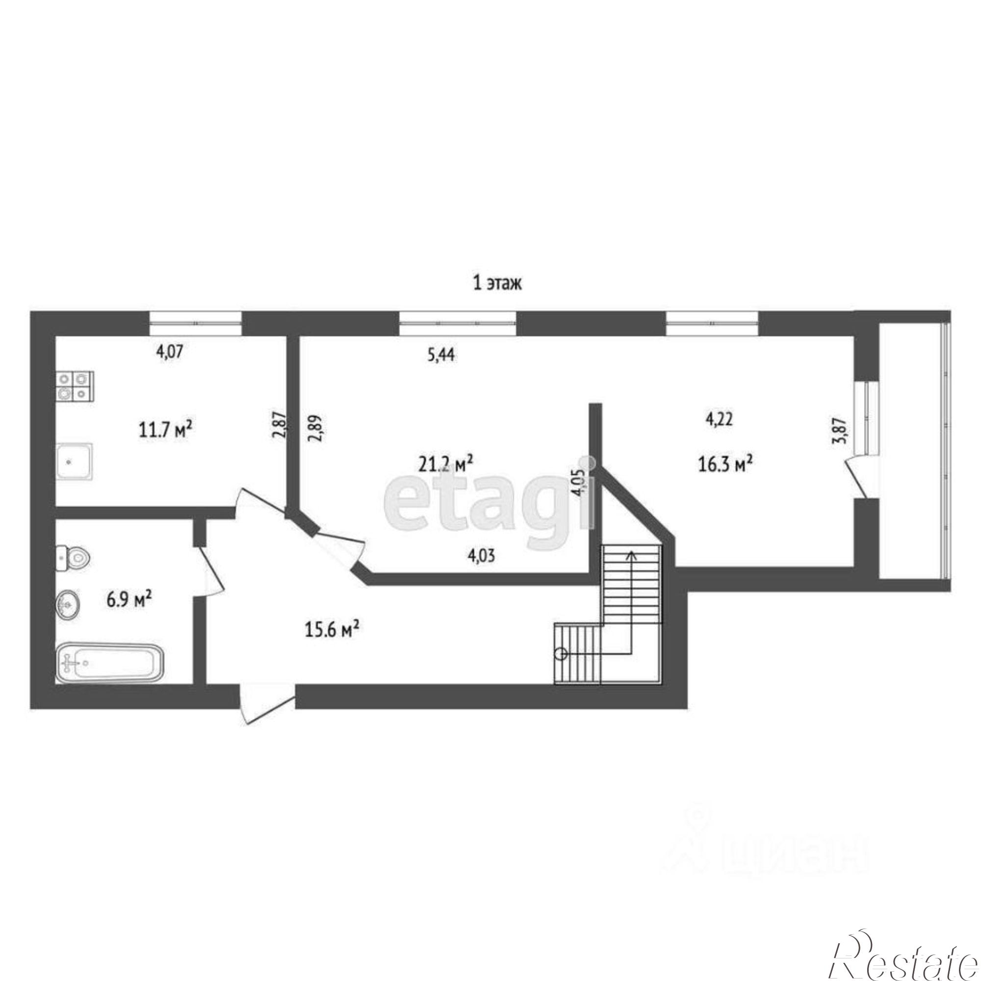 Купить квартиру за 12 800 000 рублей на улица Николая Фёдорова, 6/1