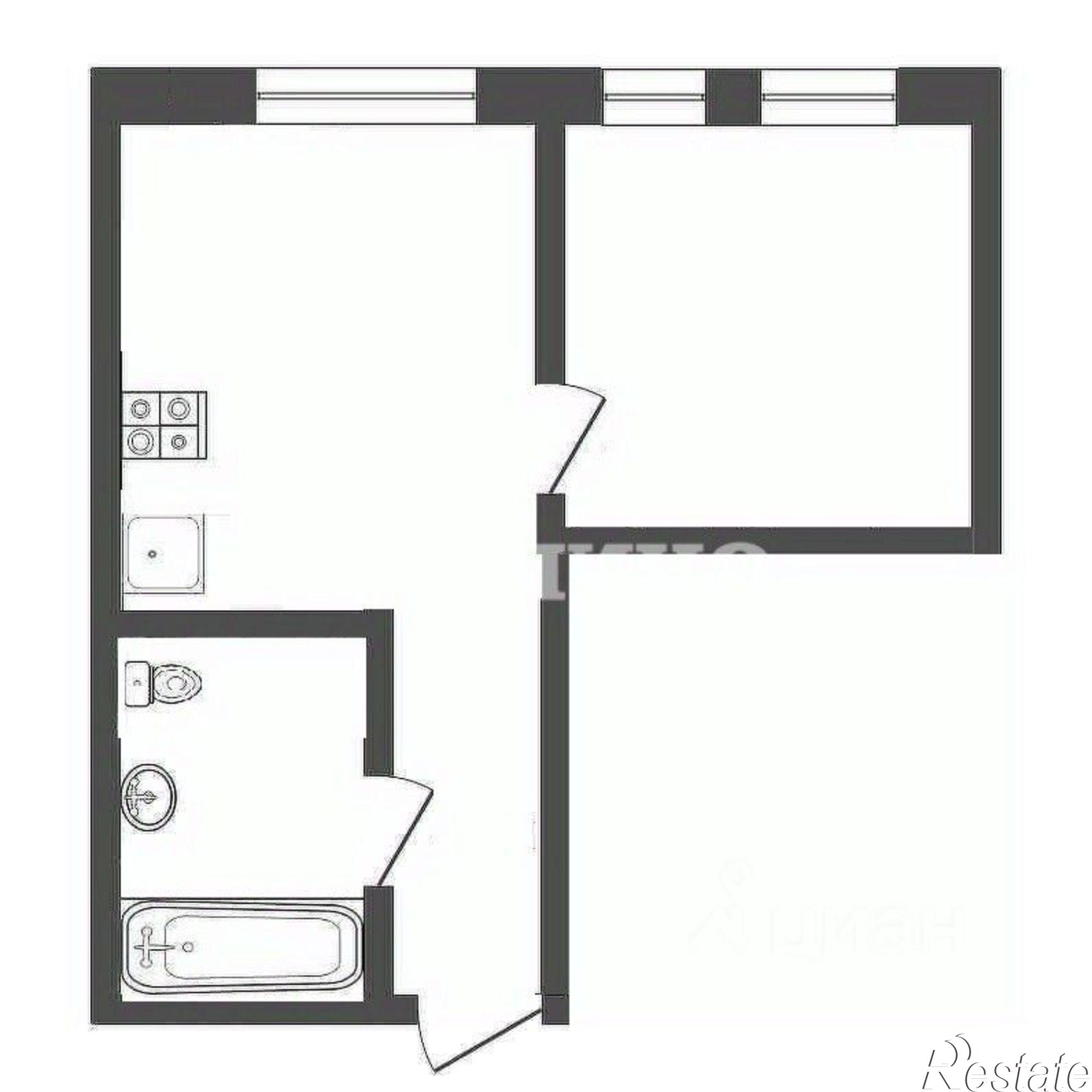 Купить квартиру за 5 800 000 рублей на улица Первооткрывателей, 2