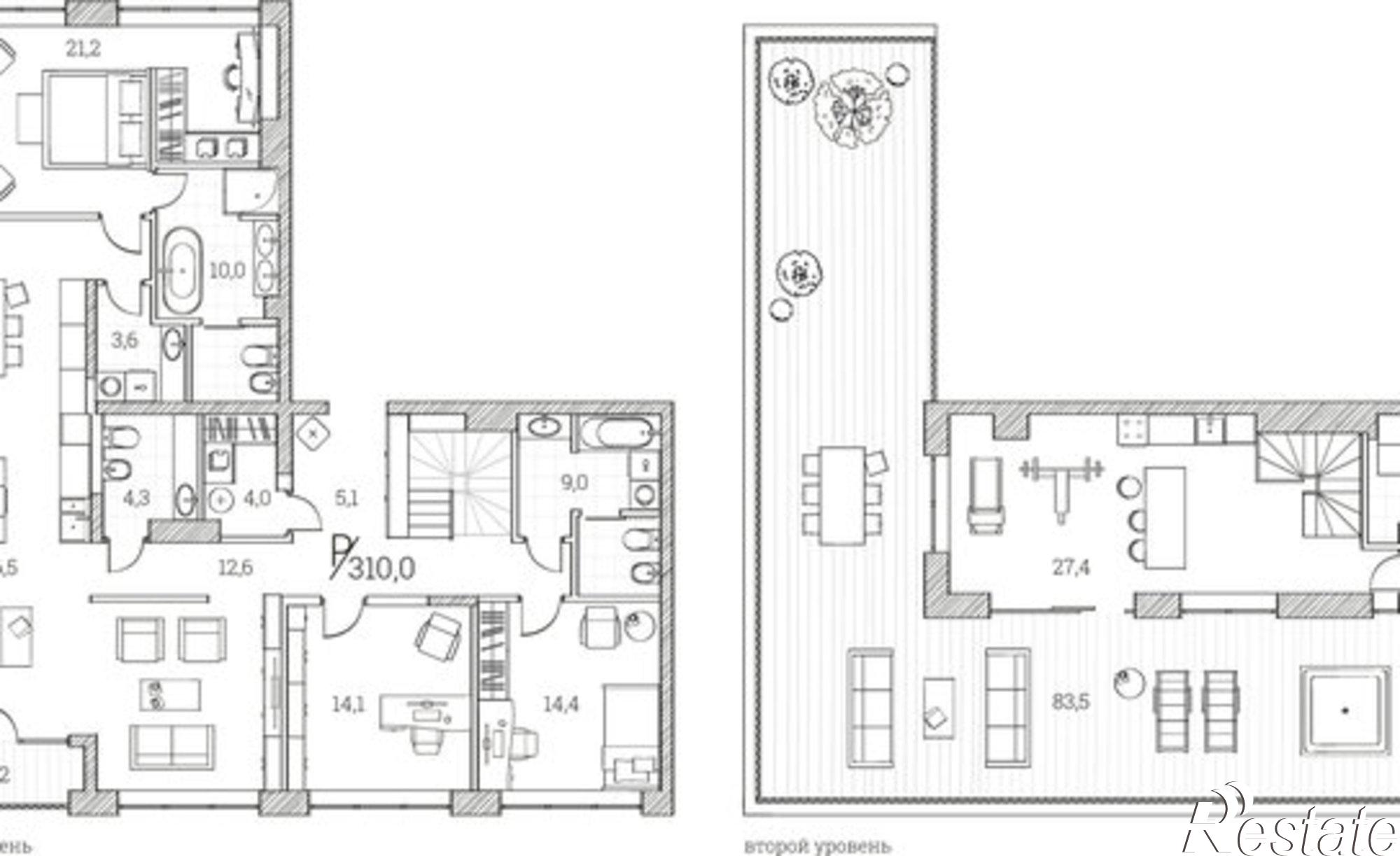 Купить квартиру за 71 720 000 рублей на Первомайская улица, 1А с3