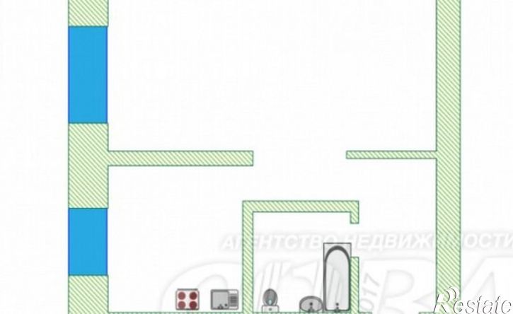 1-комн квартира ул 50 лет Октября, 39,  д. 39