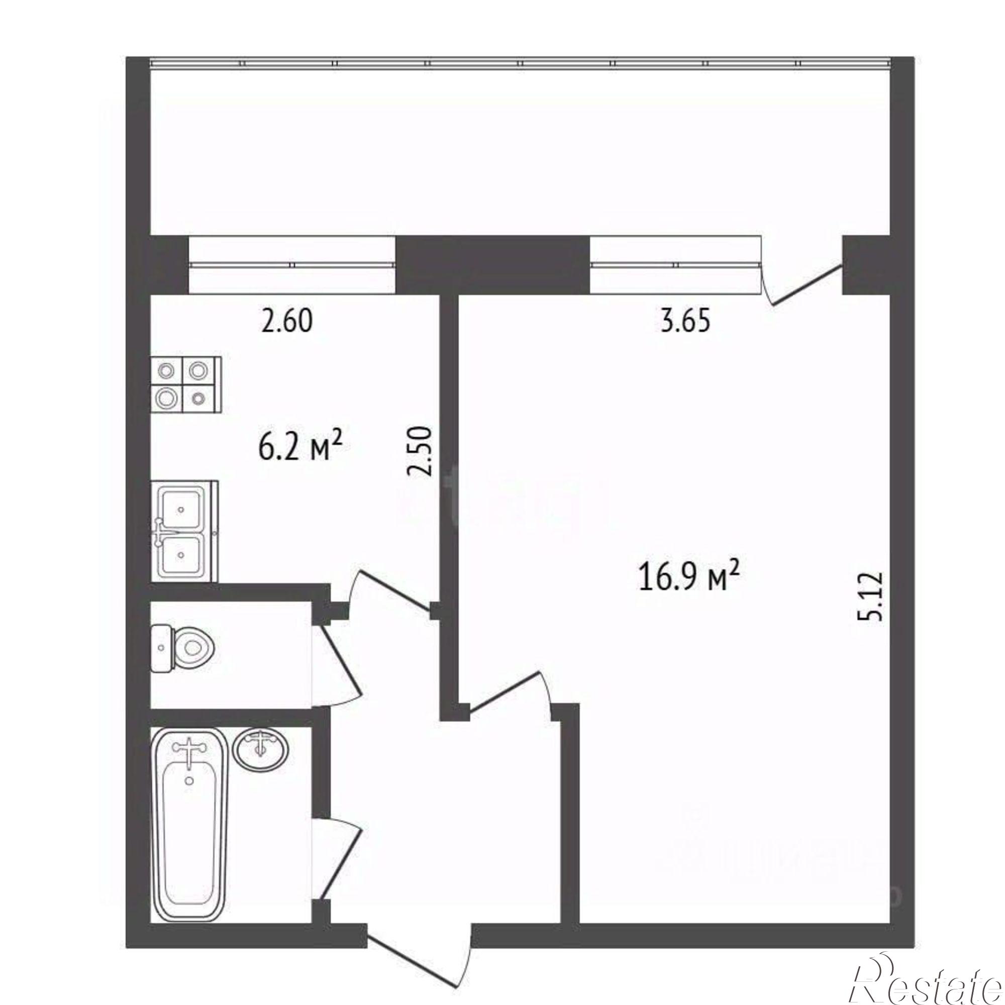Купить квартиру за 2 800 000 рублей на ул Одесская, 18а