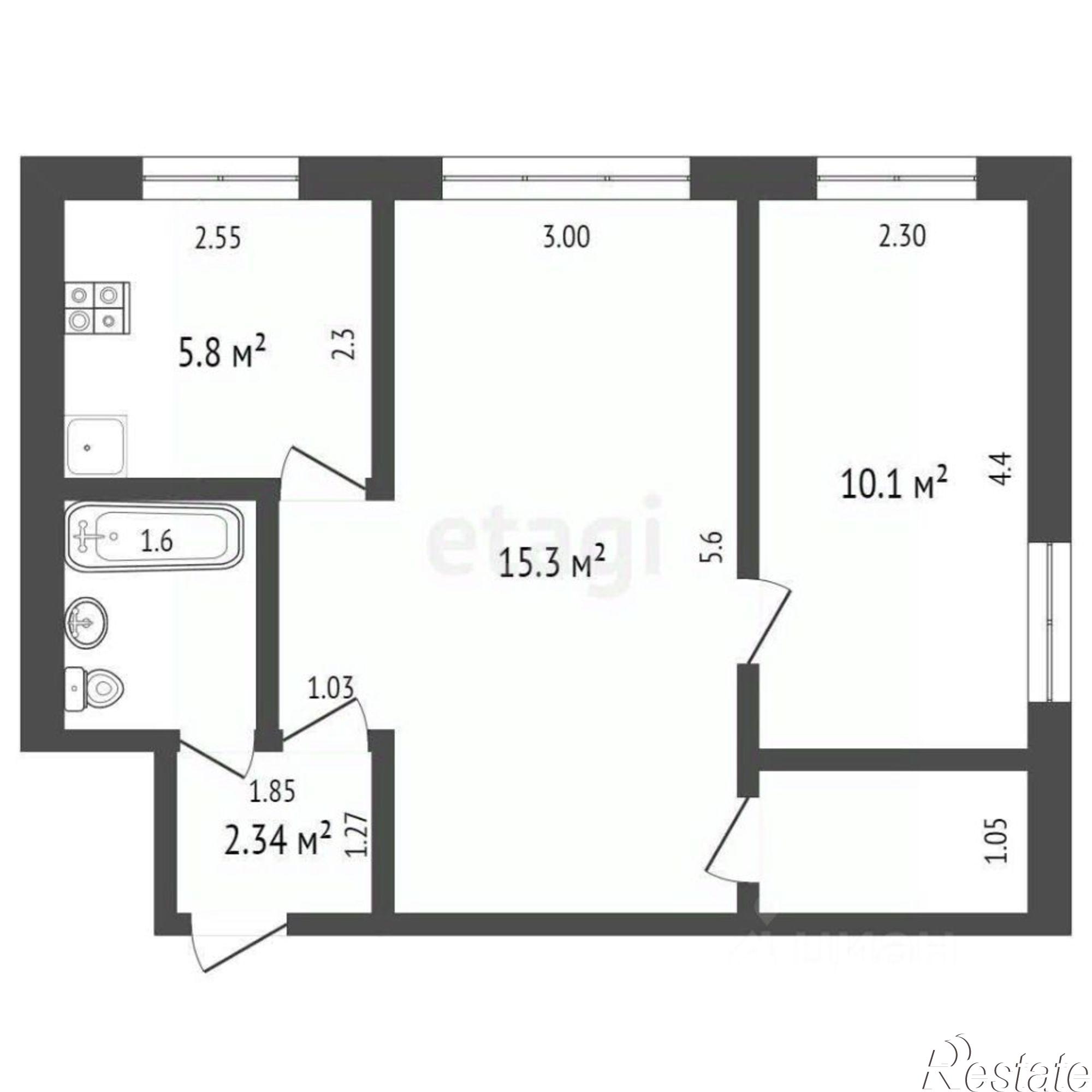 Купить квартиру за 3 490 000 рублей на ул Щорса, 11