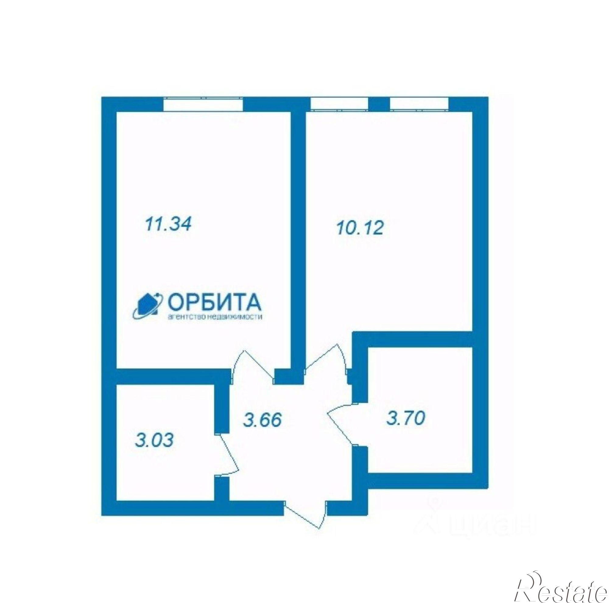 Купить квартиру за 4 970 000 рублей на ул Юрия Рогачева, 11 2