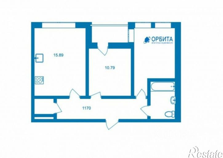 2-комн квартира ул 50 лет Октября, 57б,  д. 57б