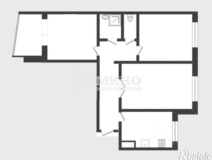 3-комн квартира ул Немцова, 50,  д. 50