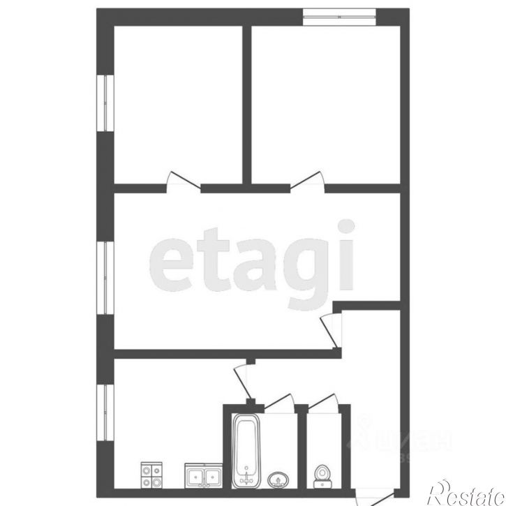 3-комн квартира Харьковская улица, 71,  д. 71