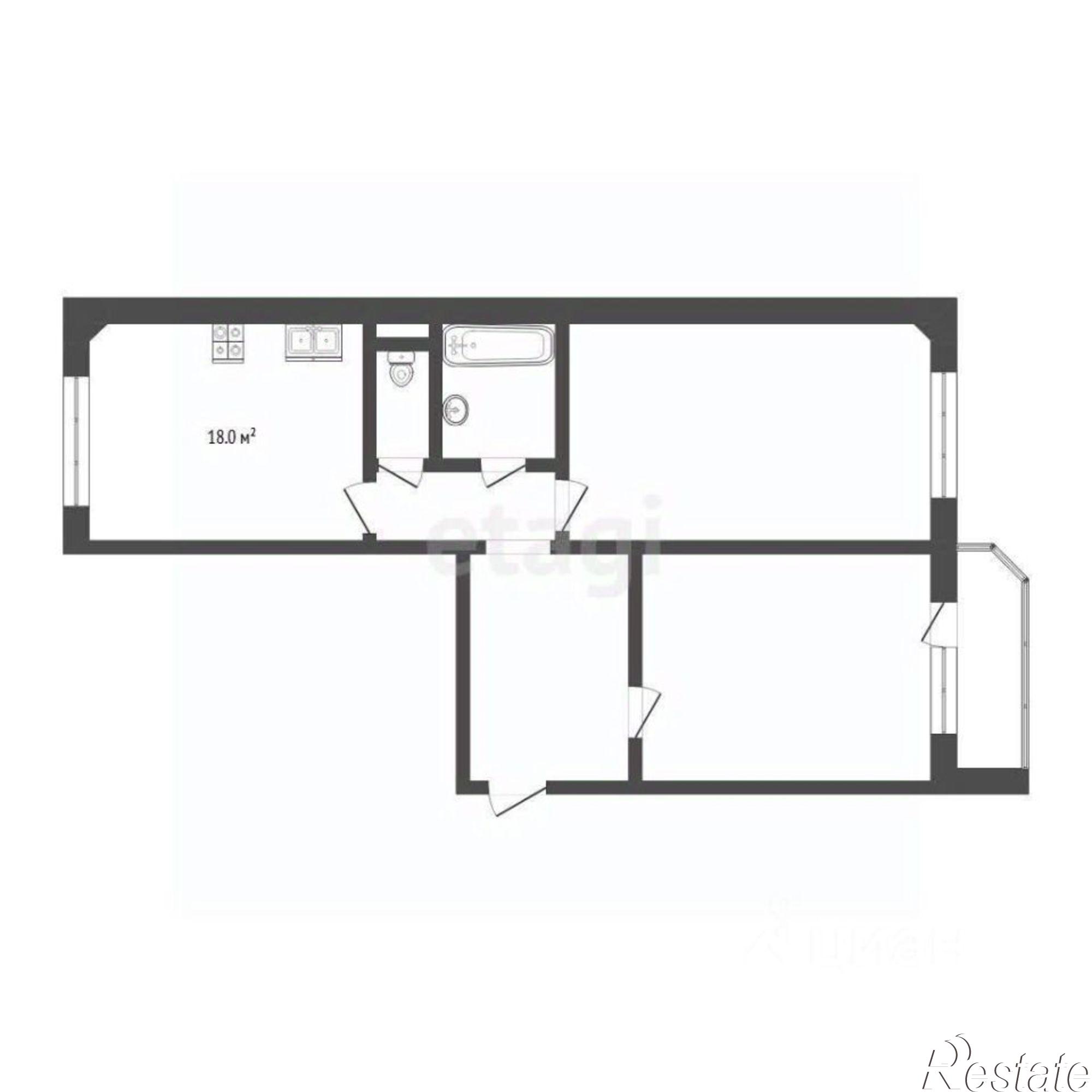 Купить квартиру за 6 499 000 рублей на ул Широтная, 126 1