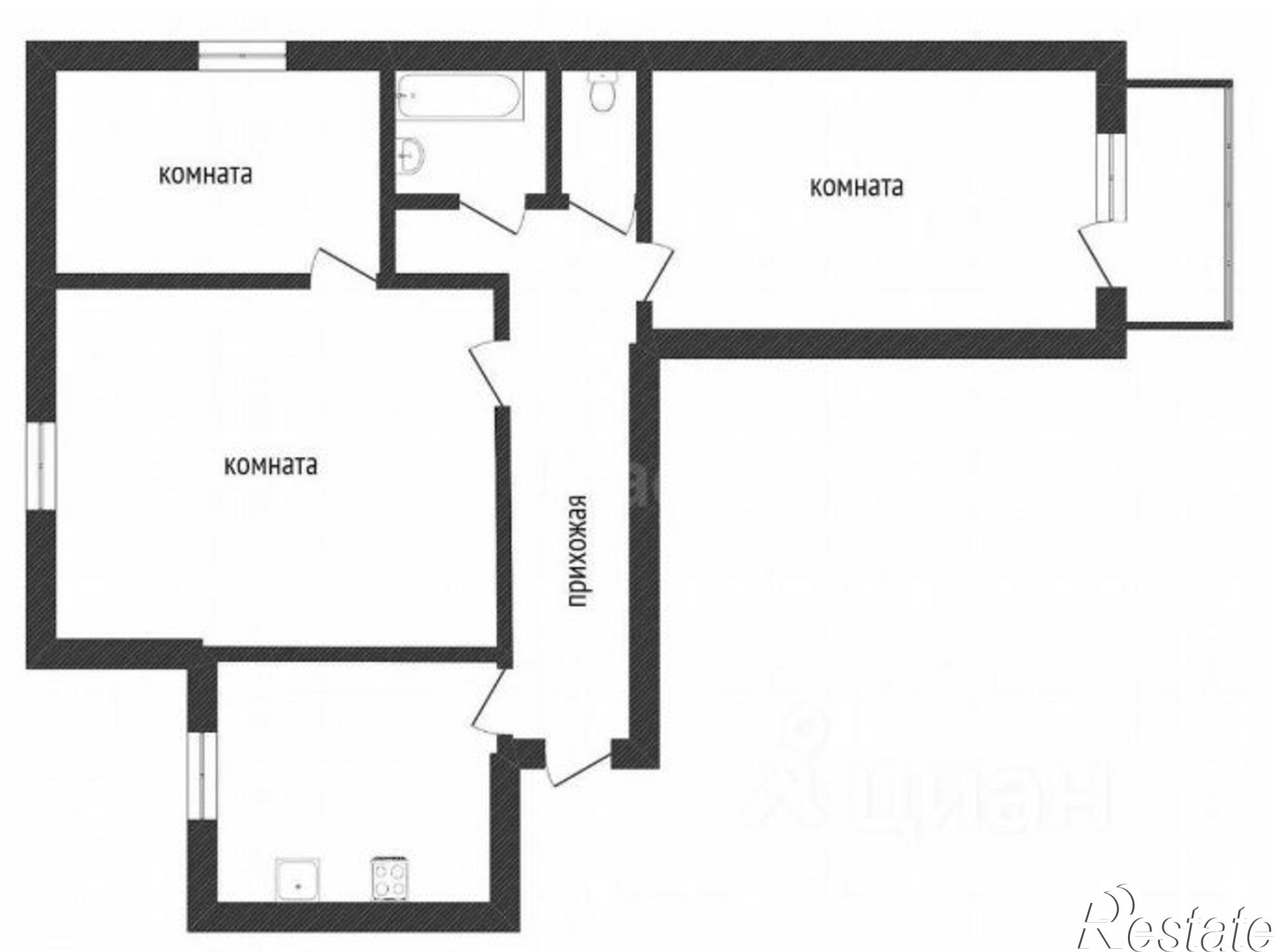 Купить квартиру за 5 600 000 рублей на Широтная улица, 113