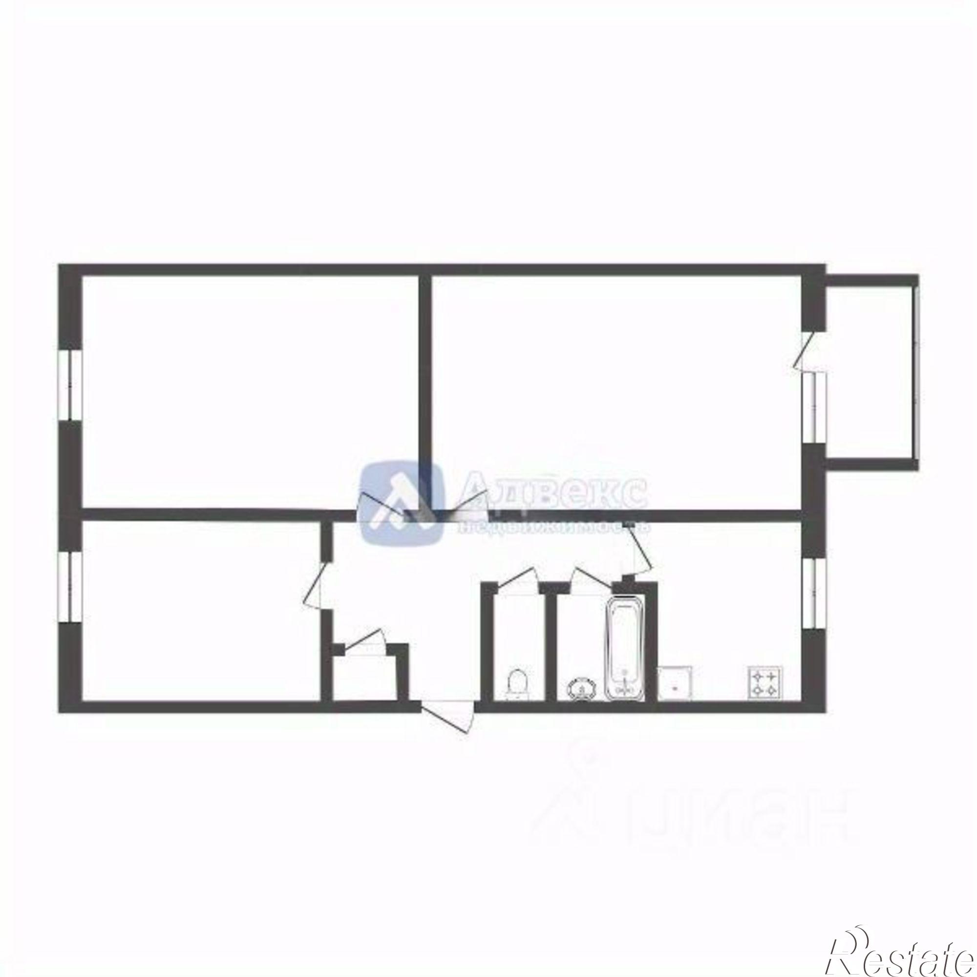 Купить квартиру за 4 600 000 рублей на проезд Геологоразведчиков, 32