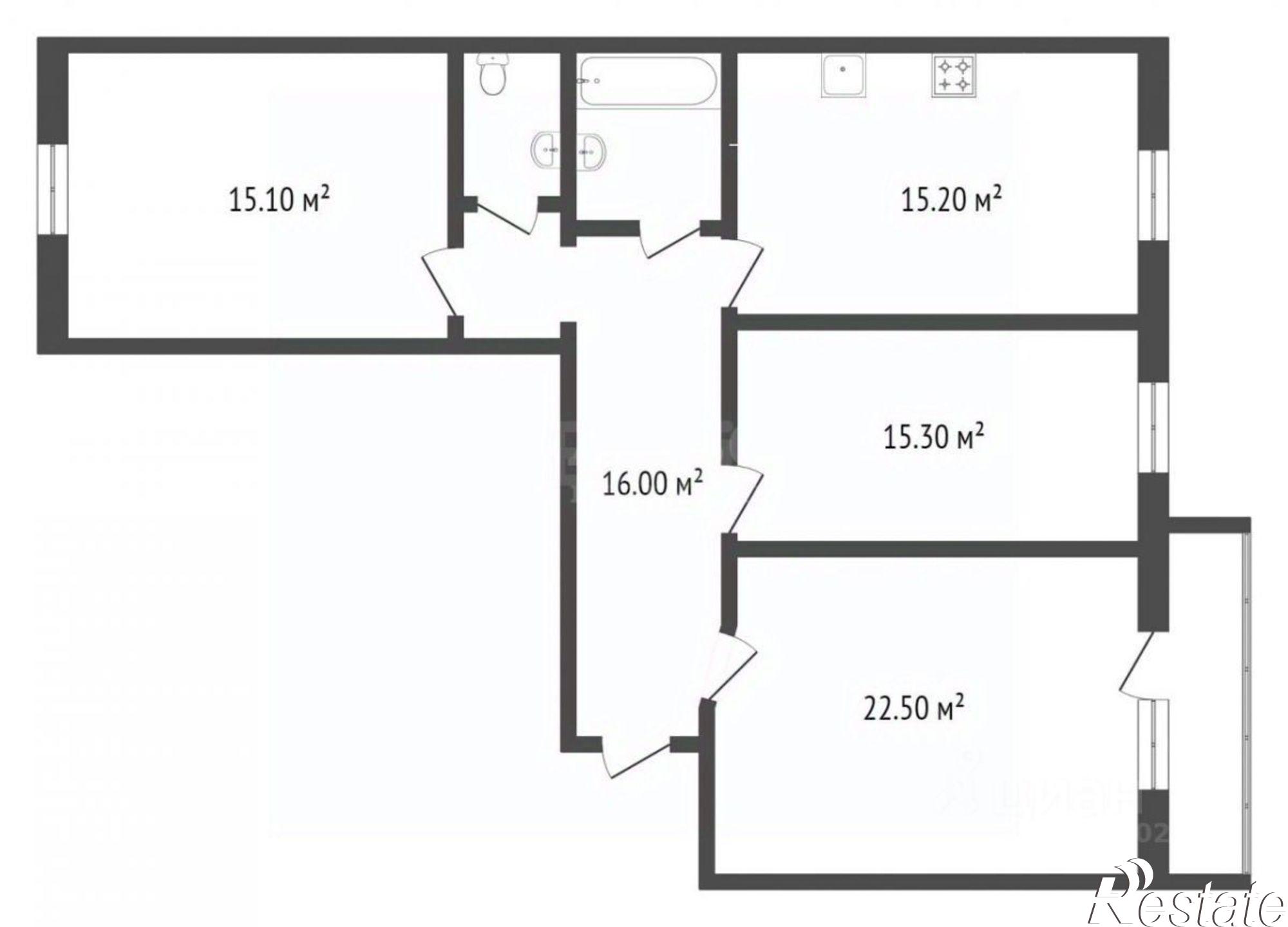 Купить квартиру за 7 500 000 рублей на Интернациональная улица, 140