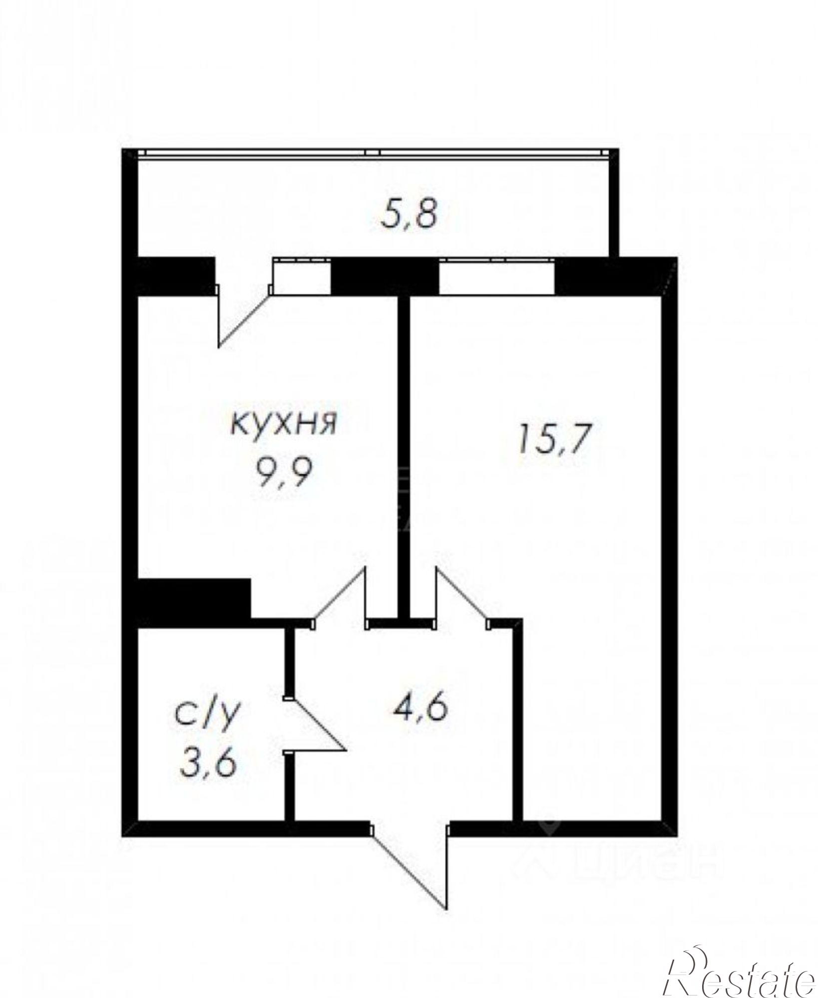 Купить квартиру за 6 950 000 рублей на ул Дмитрия Менделеева, 2 2
