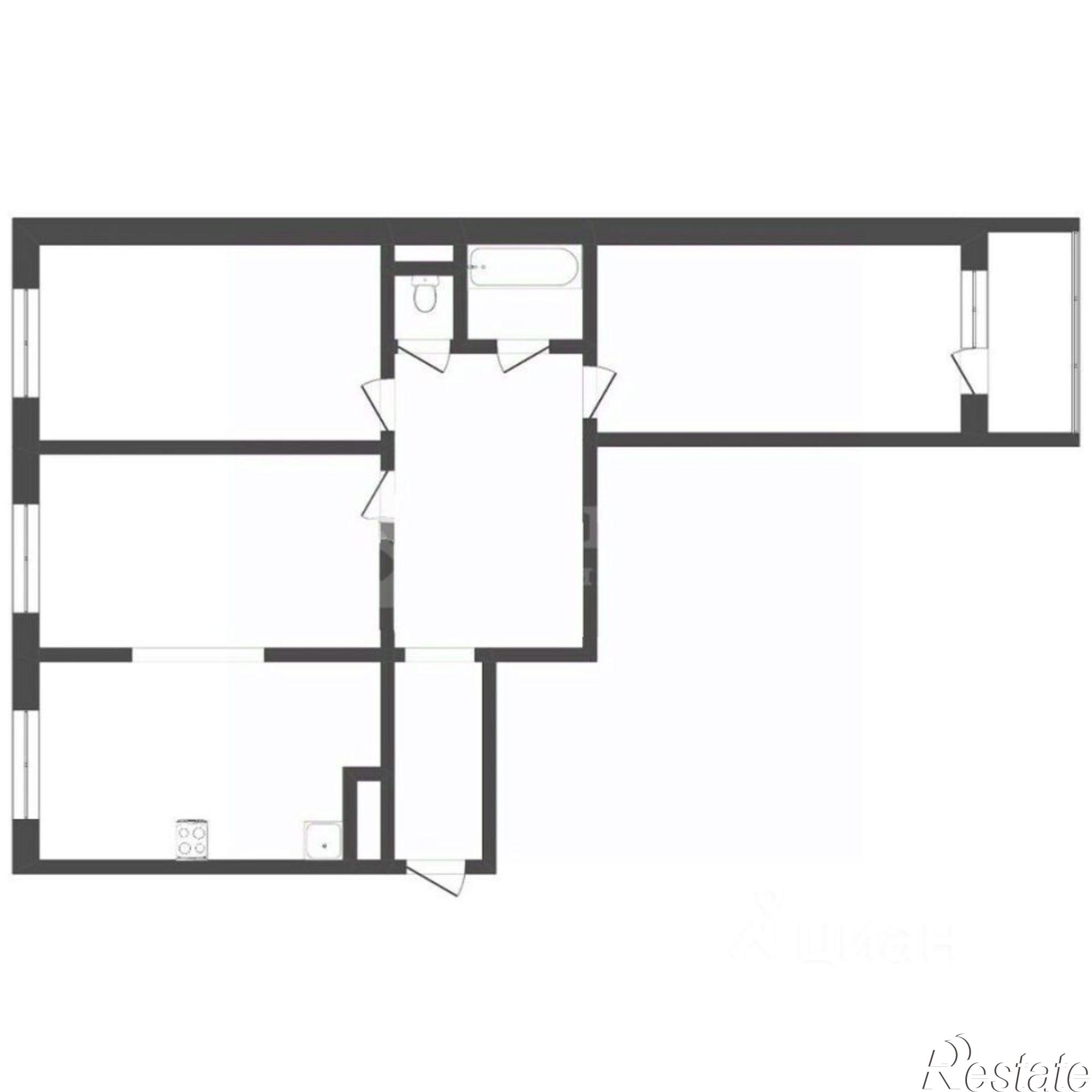 Купить квартиру за 9 500 000 рублей на ул Судоремонтная, 24