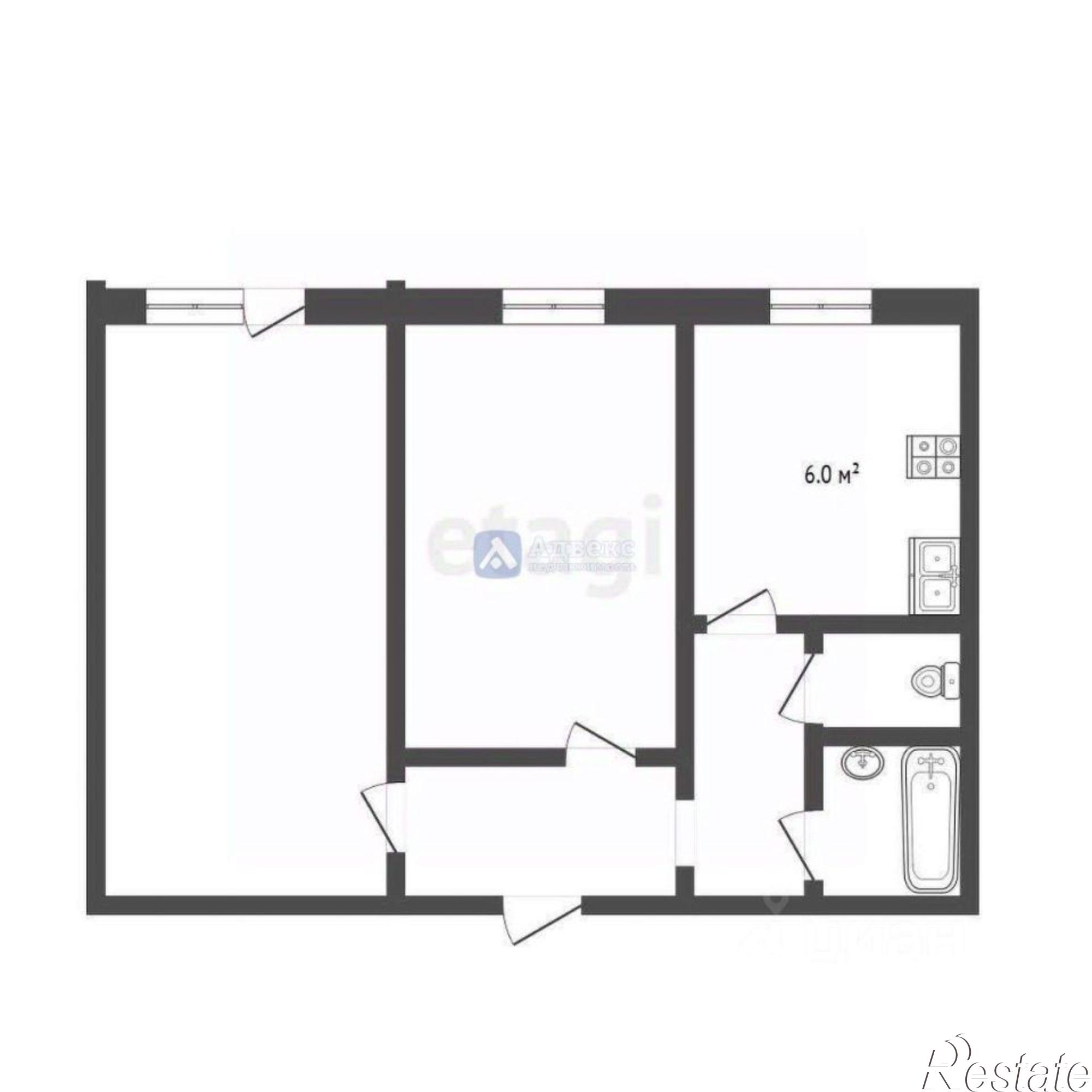 Купить квартиру за 4 090 000 рублей на ул Мира, 2в