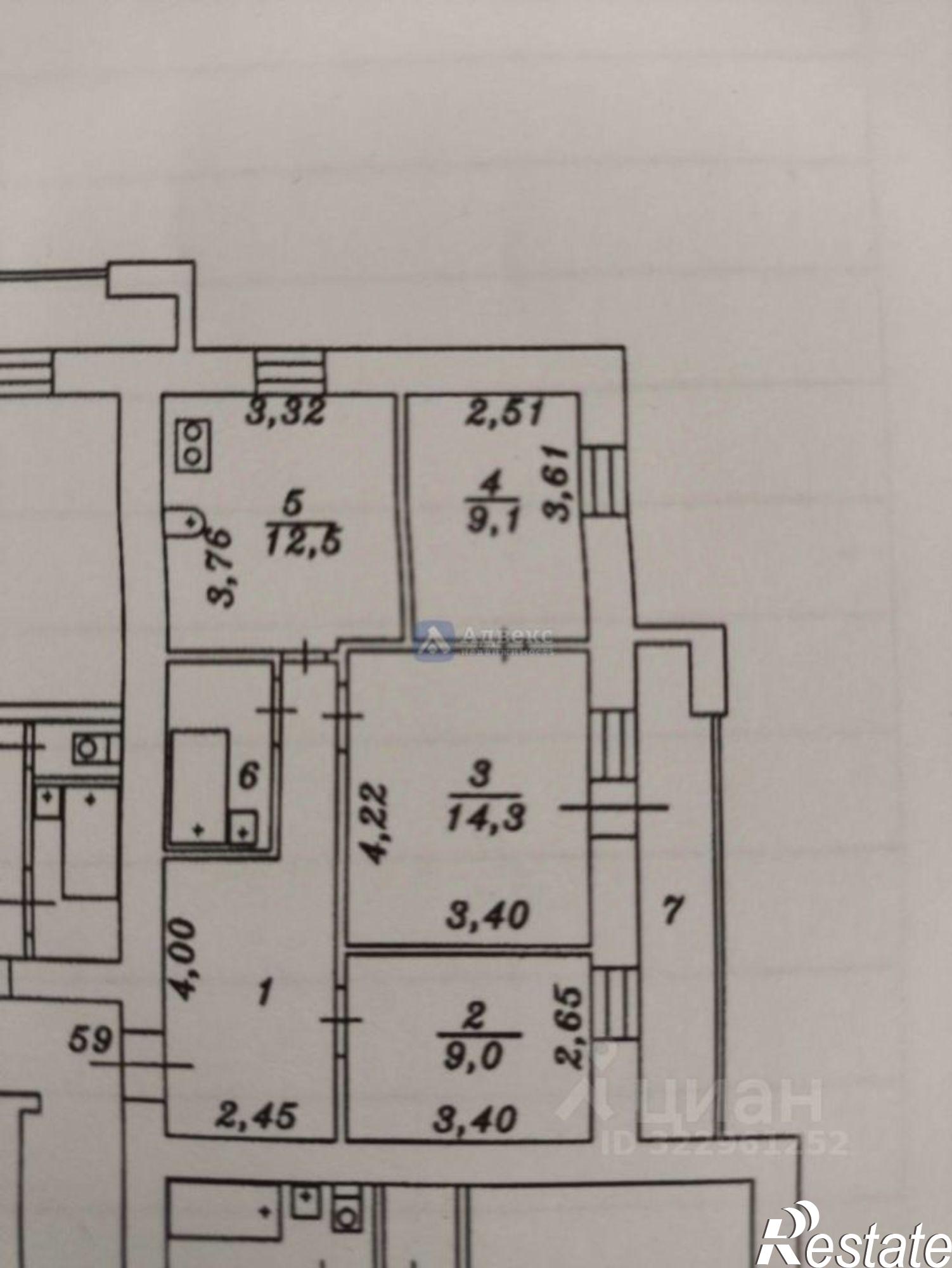 Купить квартиру за 5 980 000 рублей на Червишевский тракт, 92
